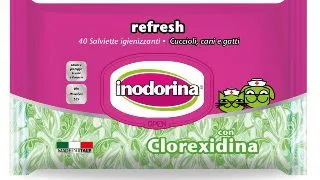 Servetele Inodorina Refresh Clorexidine, 40 Buc