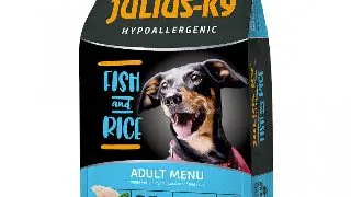 Julius K9 Adult - Hrana uscata caini, hipoalergenica - Peste si Orez - 12kg 12kg