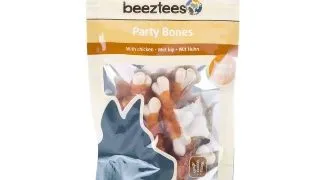 BEEZTEES Party Bones, recompense caini, cu Pui, 85g