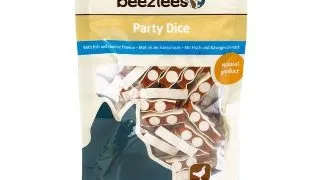BEEZTEES Party Dice, recompense caini, cu Pui, 100g