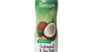 Sampon TropiClean cu Ovaz si Arbore de Ceai, 355 ml