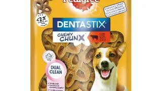 PEDIGREE  DentaStix Chewy Chunx Mini, recompense caini, Vita, 68g