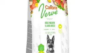 CALIBRA Verve GF Adult Medium & Large Breed, M-XL, Somon si Hering, hrana uscata fara cereale caini, 12kg