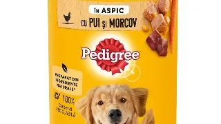 PEDIGREE, XS-XL, Pui si Morcov, conserva hrana umeda caini, (in aspic), 1200g