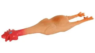 Trixie, jucarie gaina caini, cu sunet, latex, 47cm, multicolor