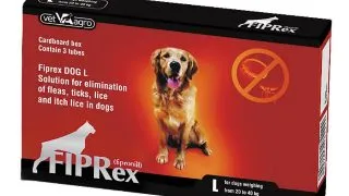 FIPREX, deparazitare externa caini, pipeta repelenta, L(20 - 40kg), 3buc