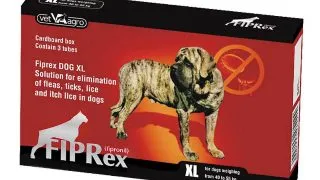 FIPREX, deparazitare externa caini, pipeta repelenta, XL(40 - 60kg), 3buc