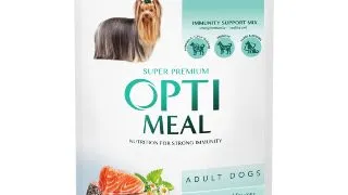 OPTIMEAL, XS-XL, Somon si afine, plic hrana umeda caini, (in sos), 100g
