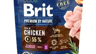 BRIT Premium By Nature Junior Small Breed, XS-S, Pui, hrana uscata caini junior, 1kg