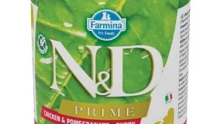 N&D Prime Puppy, XS-XL, Pui si Rodie, conserva hrana umeda fara cereale caini junior, (in sos), 285g