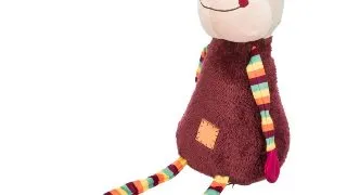 Trixie, jucarie vacuta caini, cu sunet, plus, 53cm, multicolor