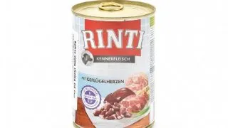 RINTI, XS-XL, Inimi de Pui, conserva hrana umeda fara cereale caini, (in suc propriu), 400g