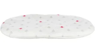 TRIXIE Christmas Nivia, perna oval caini, XS-M, poliester, antiderapant, alb, 70 x 47 cm