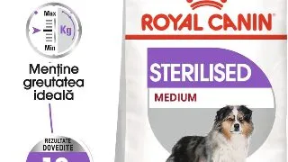 ROYAL CANIN Medium Sterilised Adult, hrana uscata caini sterilizati, 3kg