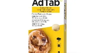 ADTAB, deparazitare externa caini, comprimate masticabile ADTAB, deparazitare externa caini, M(11 - 22kg), comprimate masticabile, 450mg x 1buc