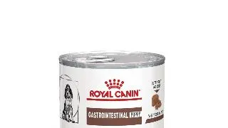 ROYAL CANIN VD Gastrointestinal Puppy, XS-XL, dieta veterinara, conserva hrana umeda caini junior, sistem digestiv, (mousse), 195g