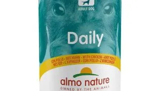 ALMO NATURE Daily Dog, XS-XL, Pui, conserva hrana umeda fara cereale caini, (pate), 400g