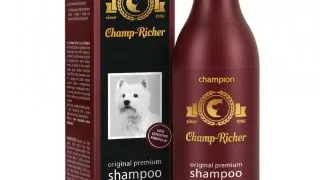 CHAMP RICHER White Coat, sampon caini, blana alba, Lavanda, flacon cu aplicator, 250ml