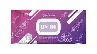 Record Lavanda, servetele umede, caini si pisici, antibacteriene, multifunctionale, 40buc