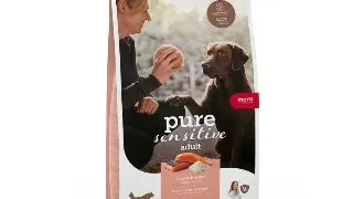 MERA Pure Sensitive, M-XL, Somon si Orez, hrana uscata caini, alergii, 12.5kg