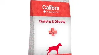 CALIBRA Veterinary Diets Diabetes & Obesity, XS-XL, Pui si Curcan, dieta veterinara, hrana uscata caini, diabet, obezitate, 12kg