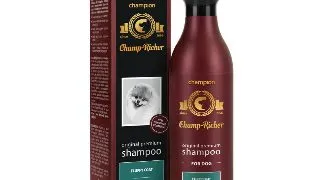 CHAMP RICHER Fluffy Coat, sampon caini, blana pufoasa, Lavanda, flacon cu aplicator, 250ml