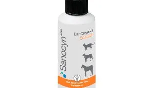 SANOCYN Forte Ear Cleaner, solutie igiena urechilor solutie caini si pisici, antibacteriana, flacon, 75ml