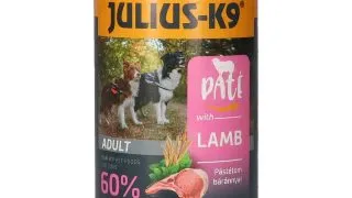 JULIUS-K9, XS-XL, Miel, conserva hrana umeda caini, (pate), 400g