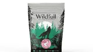 WILDFULL Adult All Size, XS-XL, Somon, hrana uscata fara cereale caini, 2kg