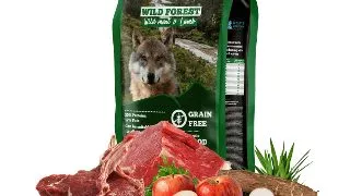WOLF'S MOUNTAIN Wild Forest, XS-XL, Vanat si Miel, hrana uscata fara cereale caini, 12kg