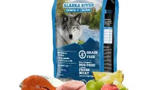 WOLF'S MOUNTAIN Alaska River, XS-XL, Somon si Pui, hrana uscata fara cereale caini, 12kg