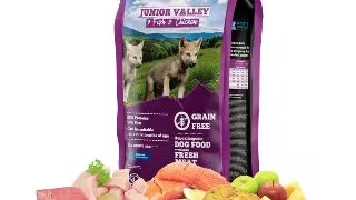 WOLF'S MOUNTAIN Junior Valley, XS-XL, Peste si Pui, hrana uscata fara cereale caini, 12kg