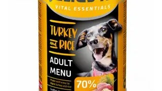 JULIUS-K9 Adult Menu, XS-XL, Curcan si Orez, conserva hrana umeda caini, (in sos), 1240g