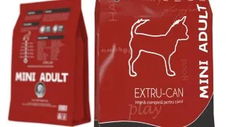 EXTRU-CAN Mini Adult, XS-S, Vita, hrana uscata caini, 4kg