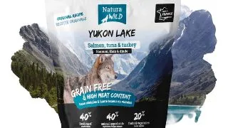 NATURA WILD Yukon Lake, XS-XL, Somon si Curcan, hrana uscata fara cereale caini, 12kg