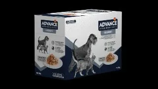 ADVANCE VETERINARY DIETS Recovery, XS-XL, Pui, dieta veterinara, plic hrana uscata caini si pisici, convalescenta, (in sos), bax, 100g x 11buc