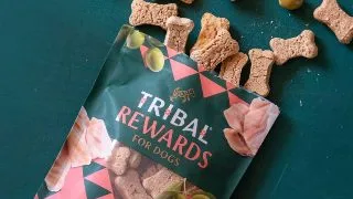 TRIBAL Rewards, XS-XL, Ton si Ulei de masline, punguta recompense functionale caini, 125g