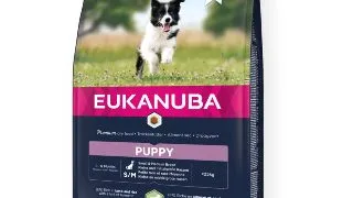 EUKANUBA Puppy Small & Medium Breed, XS-M, Miel si Orez, hrana uscata caini junior, 12kg