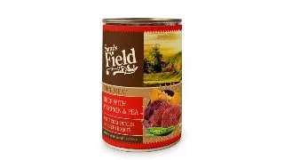 SAM'S FIELD True Meat, XS-XL, Vita si dovleac, conserva hrana umeda fara cereale caini, (in aspic), 400g