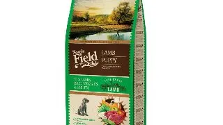 SAM'S FIELD Puppy, XS-XL, Miel, hrana uscata continut redus cereale caini junior, 13kg