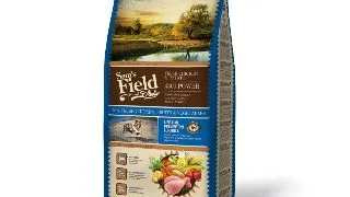 SAM'S FIELD Fresh 4300 power, XS-XL, Pui si Cartofi, hrana uscata continut redus cereale caini, activitate intensa, 13kg