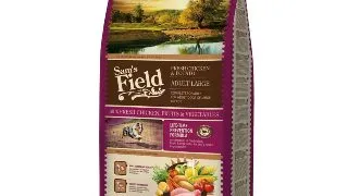 SAM'S FIELD Fresh Adult Large, L-XL, Pui si Cartofi, hrana uscata continut redus cereale caini, 13kg