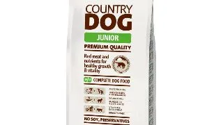 COUNTRY DOG FOOD Junior, XS-XL, Pui, hrana uscata caini junior, 15kg