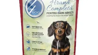 4DOG, XS-XL, Vita, plic hrana umeda caini, (in sos), 100g