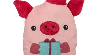 TRIXIE Christmas Purcel, jucarie de plus caini, plus TRIXIE Christmas Purcel, jucarie de plus caini XS-M, plus, roz si rosu, 19cm