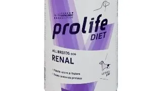 PROLIFE Diet Renal, XS-XL, Pui si Vita, dieta veterinara, conserva hrana umeda caini, sistem renal, (in aspic), 400g