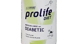 PROLIFE Diet Diabetic, M-XL, Pui si Vita, dieta veterinara, conserva hrana umeda caini, diabet, (in aspic), 400g