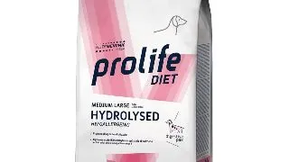 PROLIFE Hydrolysed Hypoallergenic, M-XL, Miel, dieta veterinara, hrana uscata caini, alergii, 2kg