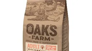 OAK'S FARM, XS-XL, Somon, hrana uscata fara cereale caini, 2kg