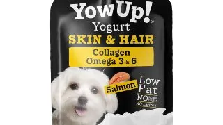YOWUP! Yogurt Hair & Skin, XS-XL, Somon, recompense functionale caini, piele & blana, (topping), 115g